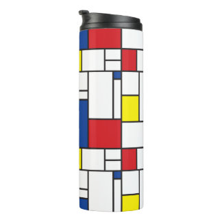 Termo Arte Moderno De Stijl Geométrico Minimalista Mondr