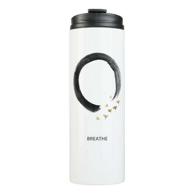 Termo Arte personalizable del círculo Zen Enso BREATHE G (Anverso)
