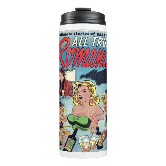 Termo Arte pop - Amor real - Historietas románticas (Anverso)