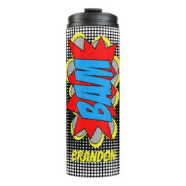 Termo Arte Pop de Cómic Personalizado Divertido Estilo P