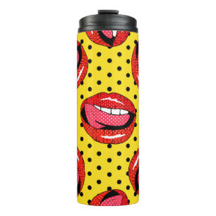 Termo Arte pop retro: insignias de parches para Personal