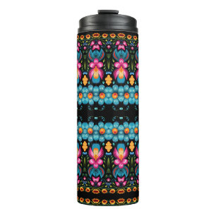 Termo Arte popular floral moderno