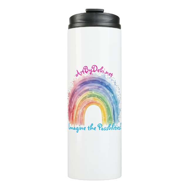 Termo Arte Por Deber, Arcoiris (Anverso)