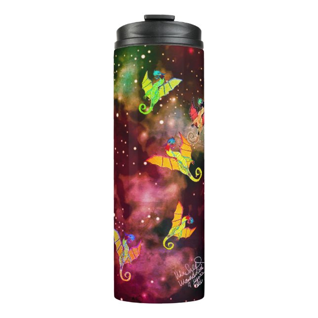 Termo Arte por Micheal Dragons Thermal Tumbler (Anverso)