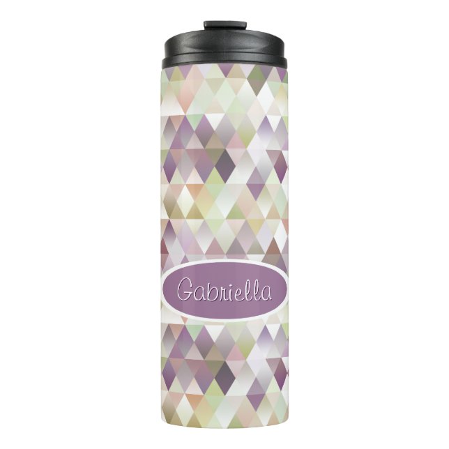Termo Arte Retro Violeta Personalizado (Anverso)