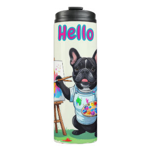Termo Artista de Bulldog Francés French Bulldog