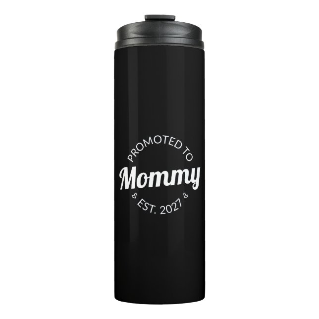 Termo Ascendida a Mamá desde 2027 Anuncio de Nueva Mamá  (Anverso)