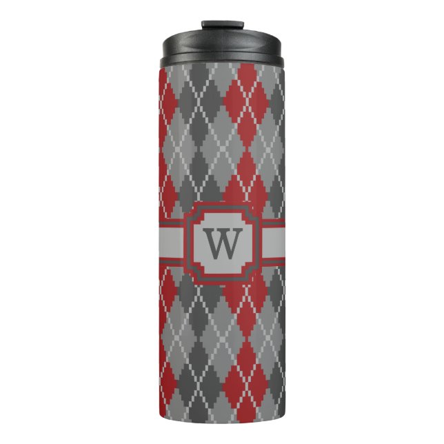 Termo Ashes and Embers Argyle Thermal Tumbler (Anverso)