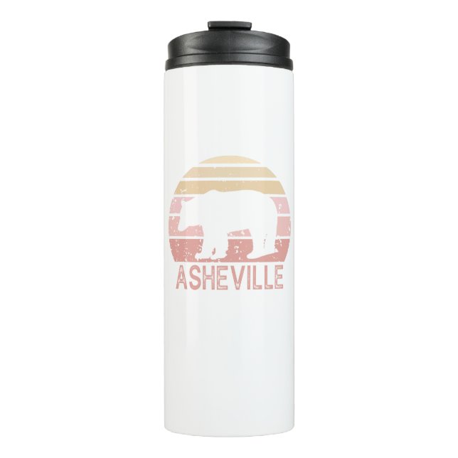 Termo Asheville North Carolina Retro Bear (Anverso)