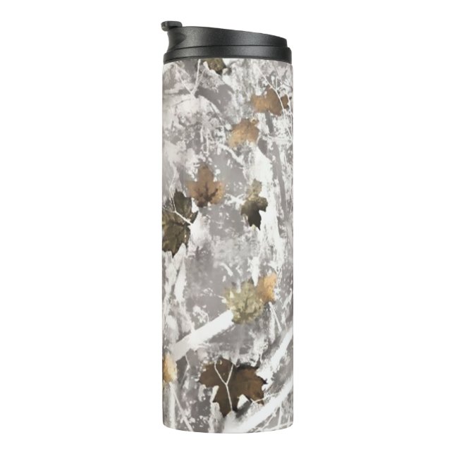 Termo Aspecto de camuflaje para cazar en invierno (Rotado hacia la derecha)