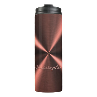Termo Aspecto metálico radial personalizado - Cobre