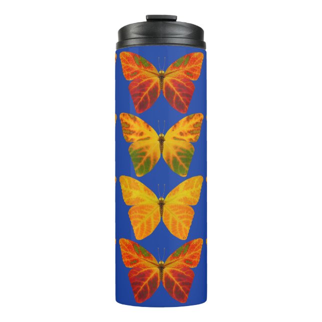 Termo Aspen Leaf Butterflies (Anverso)