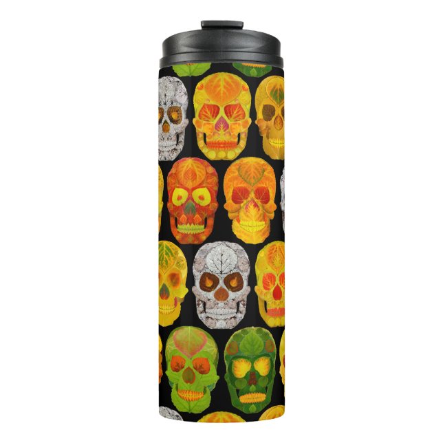 Termo Aspen Leaf Skulls sin fisuras patrón 2018 (Anverso)