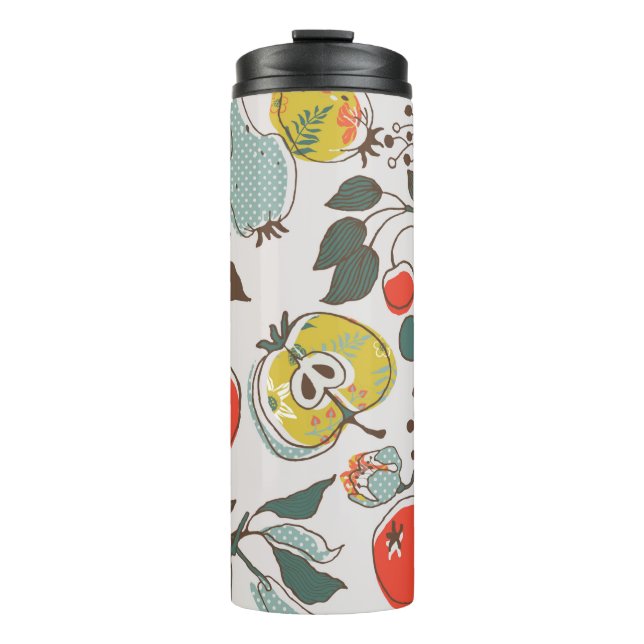 Termo assorted fruits. seamless pattern (Anverso)