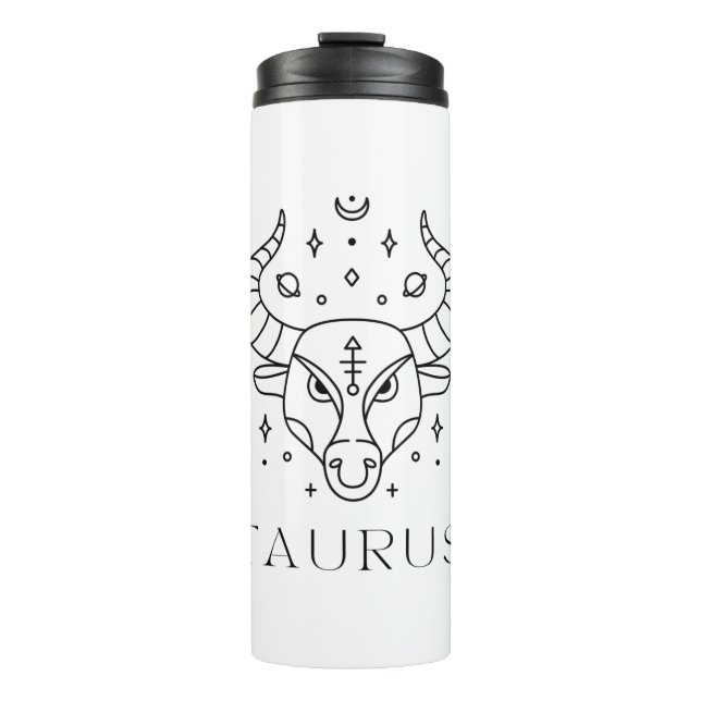 Termo Astrología del Rótulo Zodiaco Taurus (Anverso)