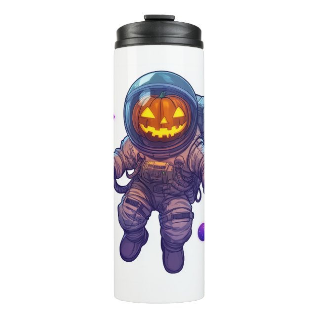 Termo Astronauta de Jack-o'-Lantern (Anverso)