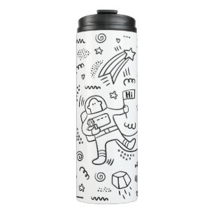 Termo Astronauta en el doodle espacial