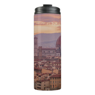 Termo Atardecer sobre Florencia, Italia