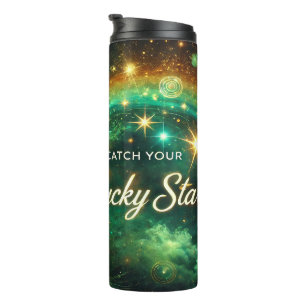 Termo Atrapa Tu Estrella de la Suerte Verde Celestial Ce