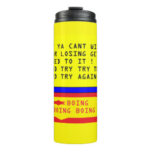 Termo Aumentar mensaje más palabras de diseño