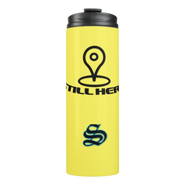 Termo AÚN AQUÍ Tumbler térmico (Anverso)