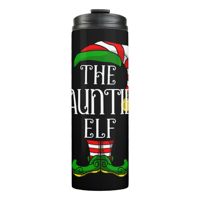 Termo Auntie Elf Family Mating Navidad Group (Anverso)