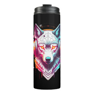 Termo Auriculares Neon Cyber Wolf Y2K