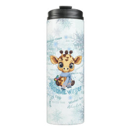 Termo AUsome Winter Giraffe – Cute Autism Awareness