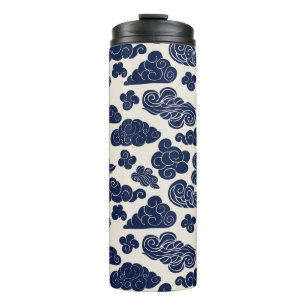 Termo Auspiciosas nubes patrón chino tradicional TT