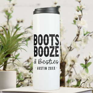 Termo Austin Bachelorette Boots Booze Besties Personaliz