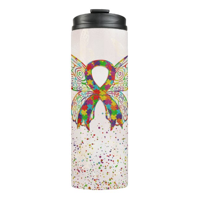 Termo Autism Awareness Butfly Ribbon (Anverso)