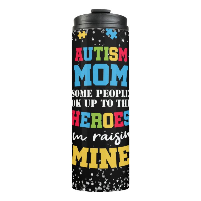 Termo Autism Mom Spectrum Hero (Anverso)