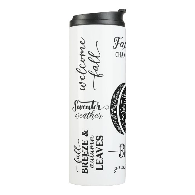 Termo Autumn Vibes Thermal Tumbler (Rotado hacia la izquierda)