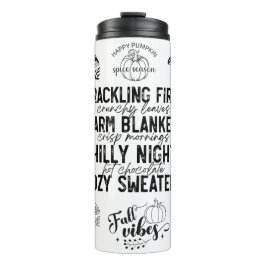 Termo Autumn Vibes Thermal Tumbler