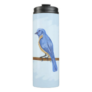 Termo Ave azul