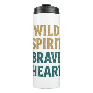 Termo Aventura Boho Espíritu Salvaje Corazón Valiente