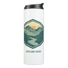 Termo Aventura de Montaña Personalizada Retro Outdoor