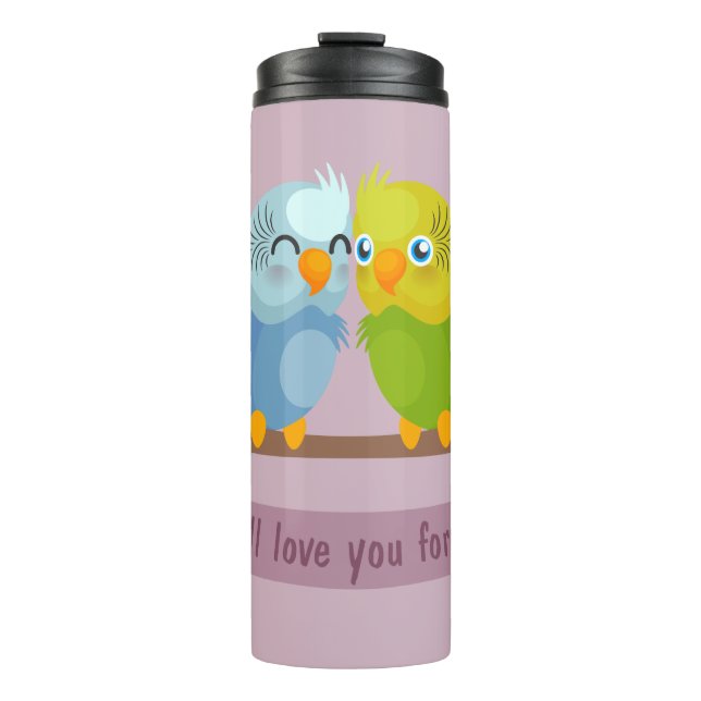 Termo Aves de amor lindo (Anverso)