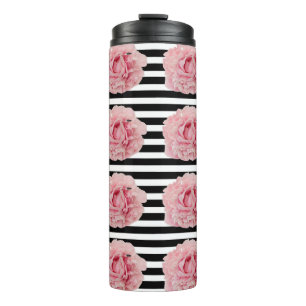 Termo Avryl Fleur Pink Peony Black Strips
