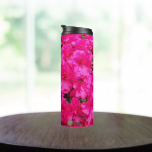Termo Azalea rosa florece