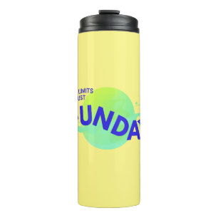 Termo Azul Amarillo Sin Límites Sólo Tumbler Termal Fund