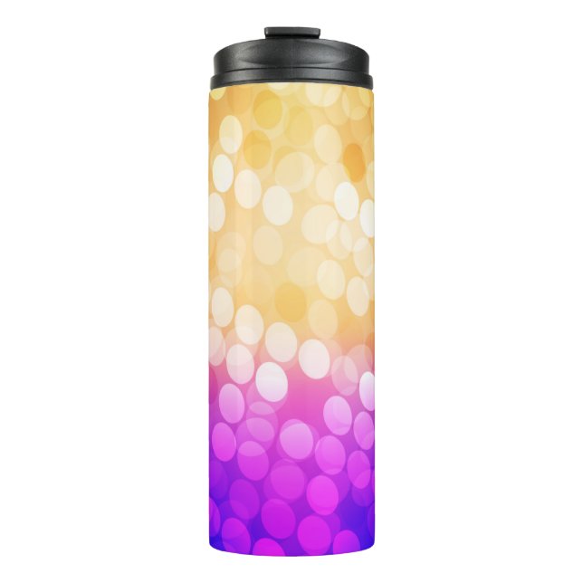 Termo Azul claro, amarillo con esferas. Borroso b (Anverso)