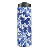 Azul de agua de mariposas