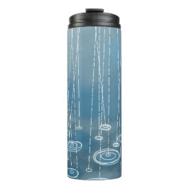 Termo Azul del día lluvioso