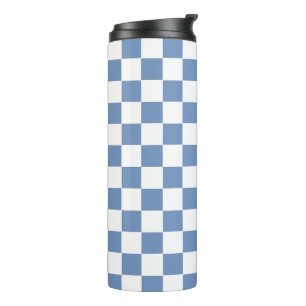 Termo Azul/Gris y blanco controlados