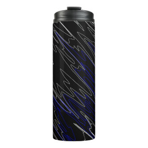 Termo Azul negro mareado