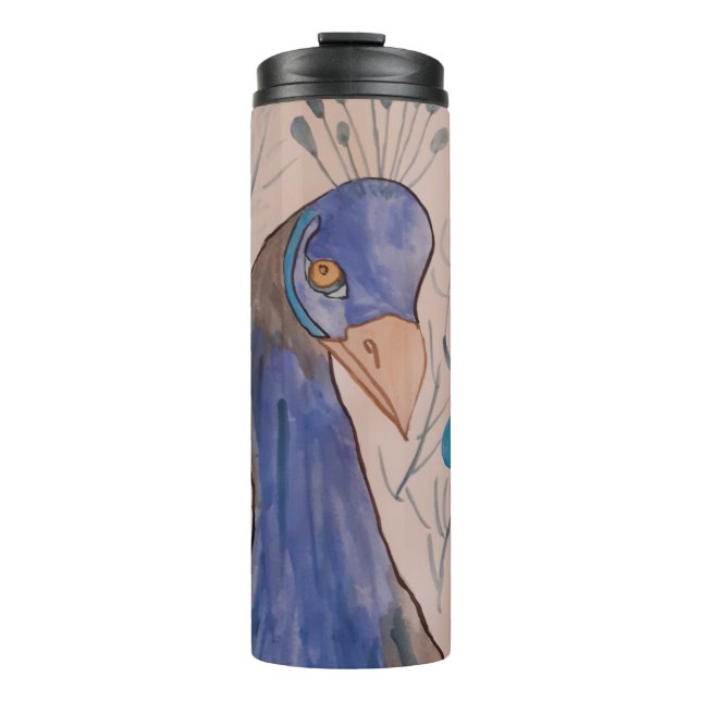 Termo Azul pavo real (Anverso)