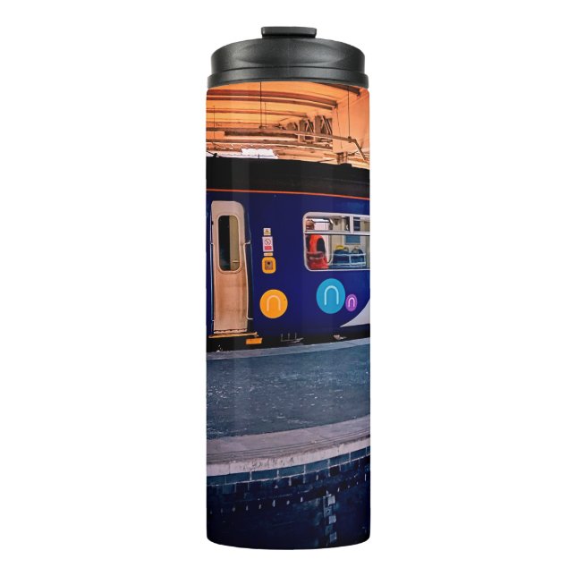 Termo Azul y plata (Anverso)