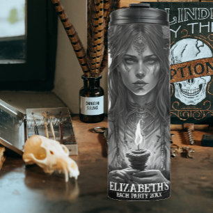 Termo Bachelorette Party Boda gótica Personalizada Bruja