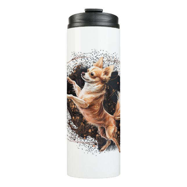 Termo Baile bailando ballet de Chihuahua (Anverso)